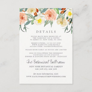 The Spring Blossoms Wedding Collection Detail Enclosure Card
