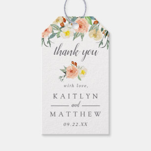 The Spring Blossoms Wedding Collection Gift Tags