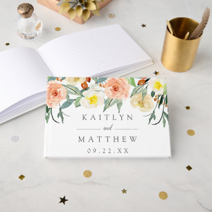 The Spring Blossoms Wedding Collection Guest Book