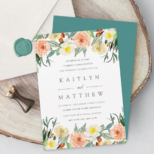 The Spring Blossoms Wedding Collection Invitation