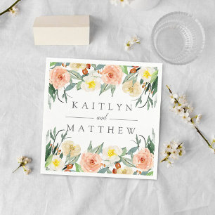 The Spring Blossoms Wedding Collection Napkin