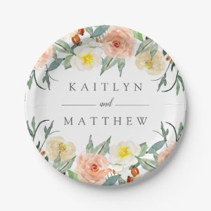 The Spring Blossoms Wedding Collection Paper Plate