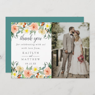 The Spring Blossoms Wedding Collection Thank You Card