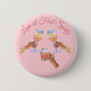 The Spritz Squad Aperol Bachelorette Party Theme 6 Cm Round Badge