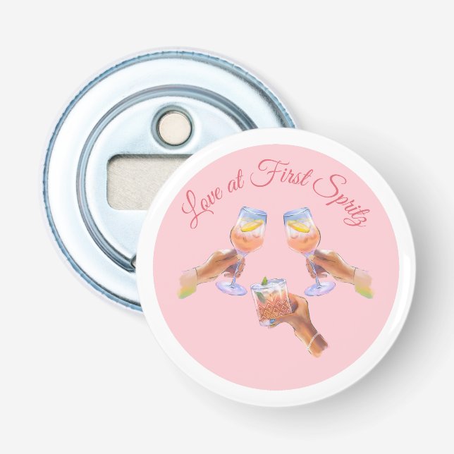 The Spritz Squad | Aperol Bachelorette Party Theme Bottle Opener (Front)