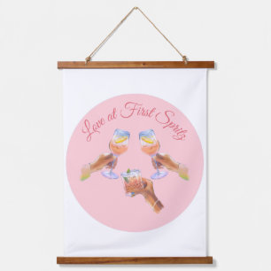 The Spritz Squad   Aperol Bachelorette Party Theme Hanging Tapestry