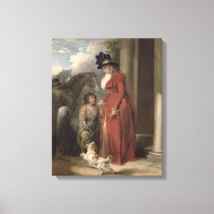 The Squire's Door, c.1790 (oil on canvas) Canvas Print