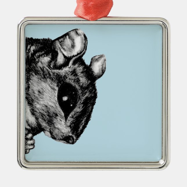 The Squirrel Metal Tree Decoration (Front)