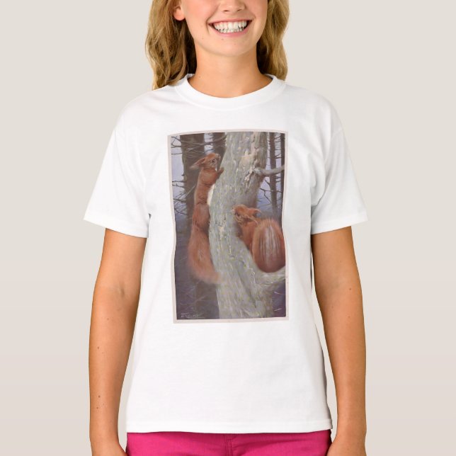 THE SQUIRREL (Sciurus vulgaris) T-Shirt (Front)