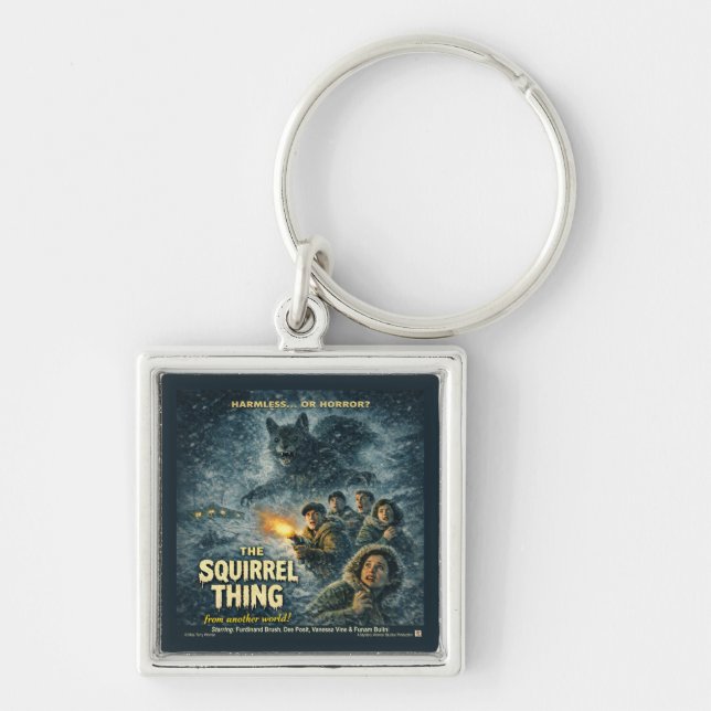 The Squirrel Thing Movie Parody Key Ring (Front)