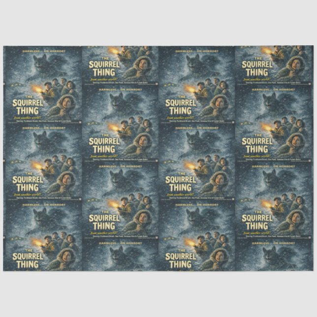 The Squirrel Thing Tissue Paper (Front)