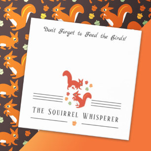 The Squirrel Whisperer Post-it Notes