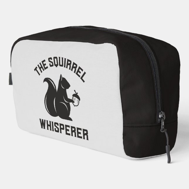 The Squirrel Whisperer | Squirrel Lover Dopp Kit (Right Corner)