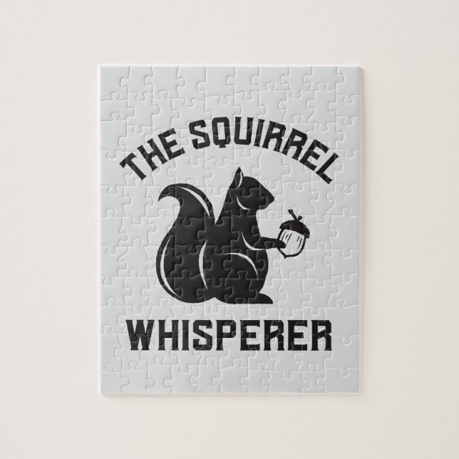 The Squirrel Whisperer | Squirrel Lover Jigsaw Puzzle (Vertical)