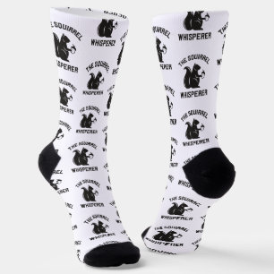 The Squirrel Whisperer Squirrel Lover Socks