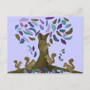 The Squirrel's Treehouse Postcard
