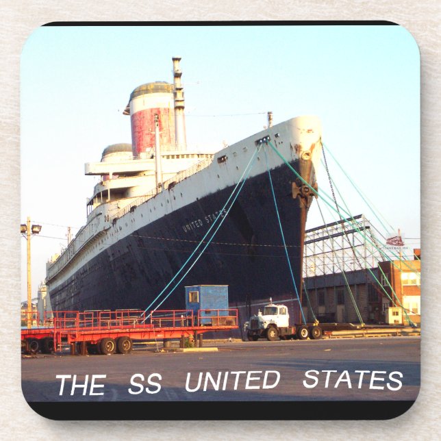 The SS United States Ocean Liner     Coaster (Front)