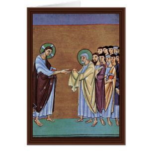 The St. Peter Receiving The Keys By Meister Des Pe