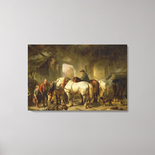 The Stable Canvas Print