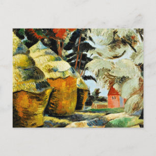 The Stackyard, famous painting by Paul Nash Postcard