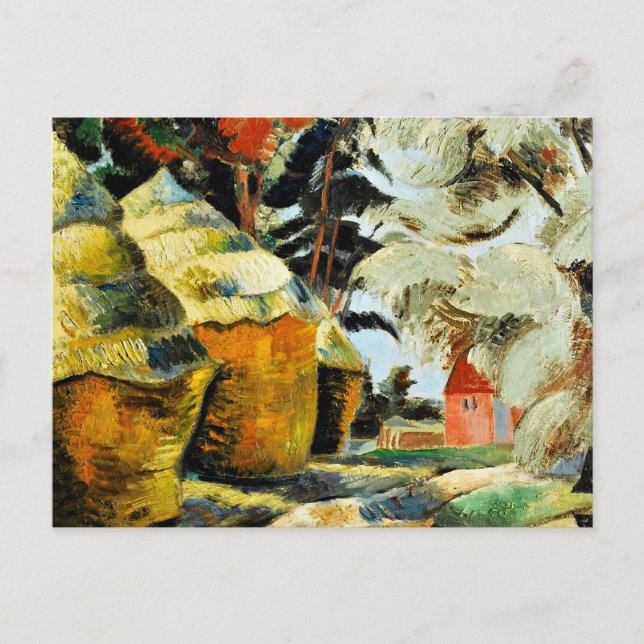 The Stackyard, famous painting by Paul Nash Postcard (Front)