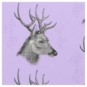 The Stag Head Fabric