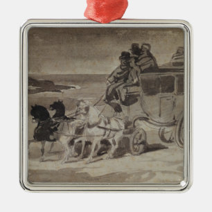 The Stagecoach Metal Tree Decoration