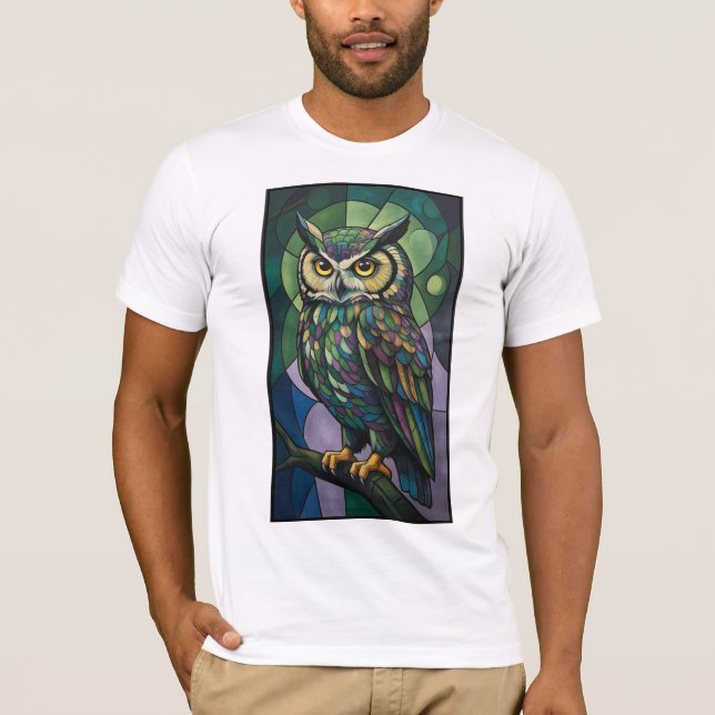 The Stained Glass Owl T-Shirt (Front)