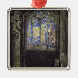 The Stained Glass Window, 1904 Metal Tree Decoration