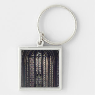 The stained glass window key ring