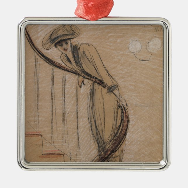 The Staircase Metal Tree Decoration (Front)