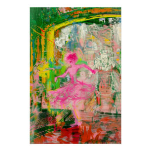 The Stalker - Neon Ballet Chaos  Poster