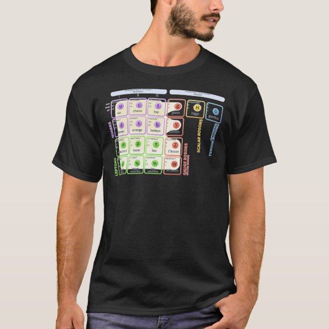 The Standard Model Of Particle Physics T-Shirt (Front)