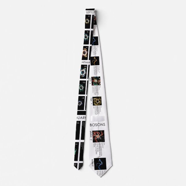 The Standard Model of Particles Tie (Back)