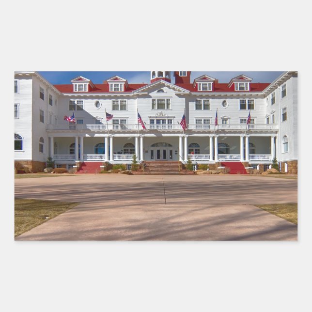 The Stanley Hotel Rectangular Sticker (Front)