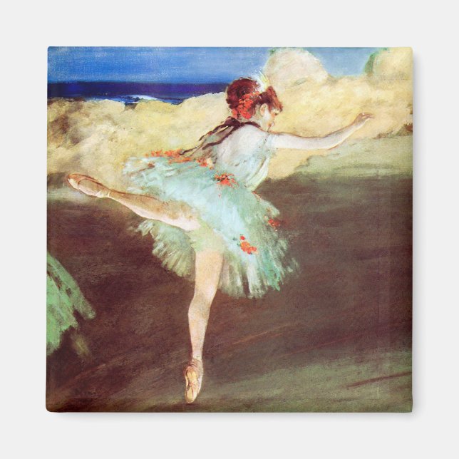 The Star: Dancer on Point by Degas Magnet (Front)
