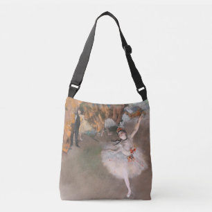 The Star Dancer on Stage Edgar Degas Ballet Crossbody Bag