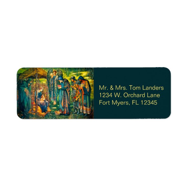 The Star of Bethlehem Return Address Labels (Front)