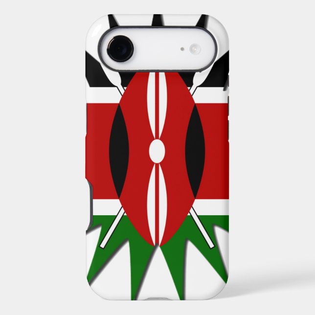 The Star of Unity | Vibrant Kenyan Flag Pattern: A (Back)