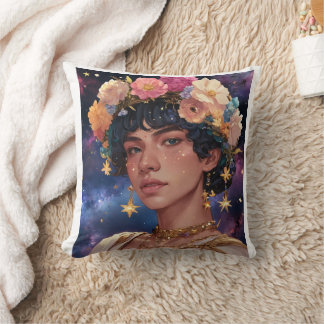 The star sign of libra personified money  cushion