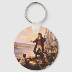 The Star Spangled Banner by Percy Moran Key Ring