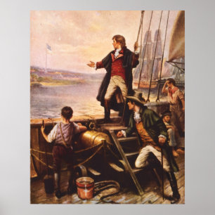 The Star Spangled Banner by Percy Moran Poster