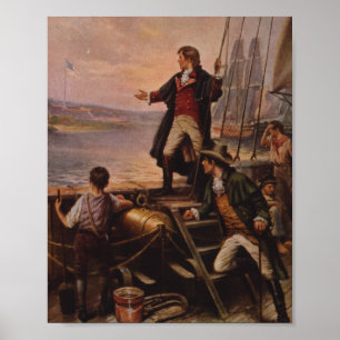 The Star Spangled Banner Light Edward Percy Moran Poster