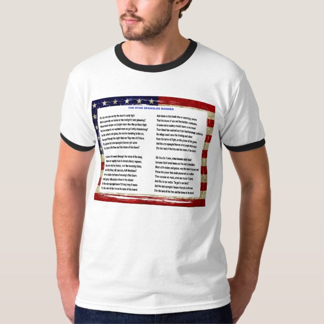 The star spangled banner T-shirt (Front)