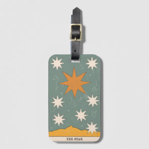 The Star tarot card modern Major Arcana Luggage Tag