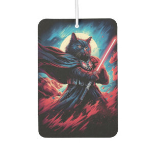 The Stardust Samurai Cosmic Cat Warrior Car Air Freshener
