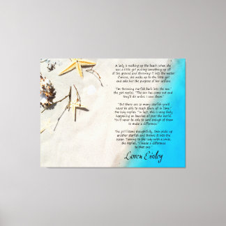 The Starfish Story Canvas Print