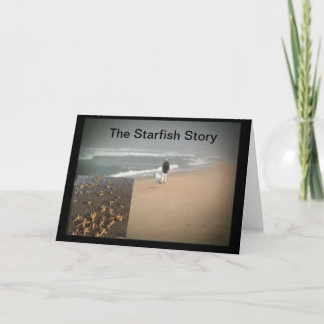 The Starfish Story Card