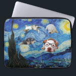 The Starry Fun Night   Laptop Sleeve<br><div class="desc">Please visit my store for more interesting design and more color choice => zazzle.com/colorfulworld*</div>