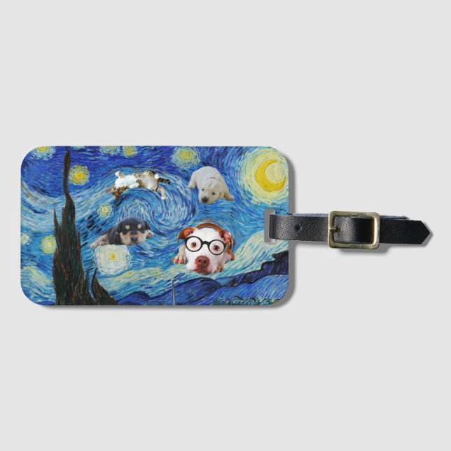 The Starry Fun Night    Luggage Tag (Front Horizontal)